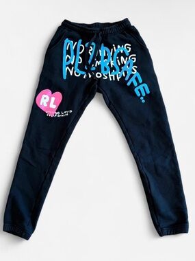 Rolling Loud sweatpants with graphics. Great condition with no cracks in print.